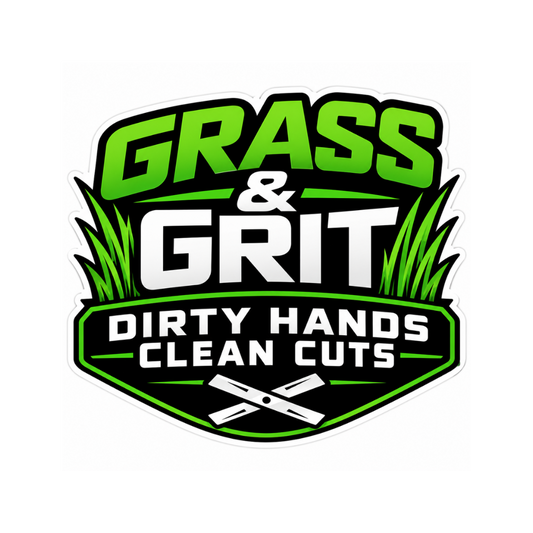 Grass & Grit Dirty Hands Clean Cuts Sticker