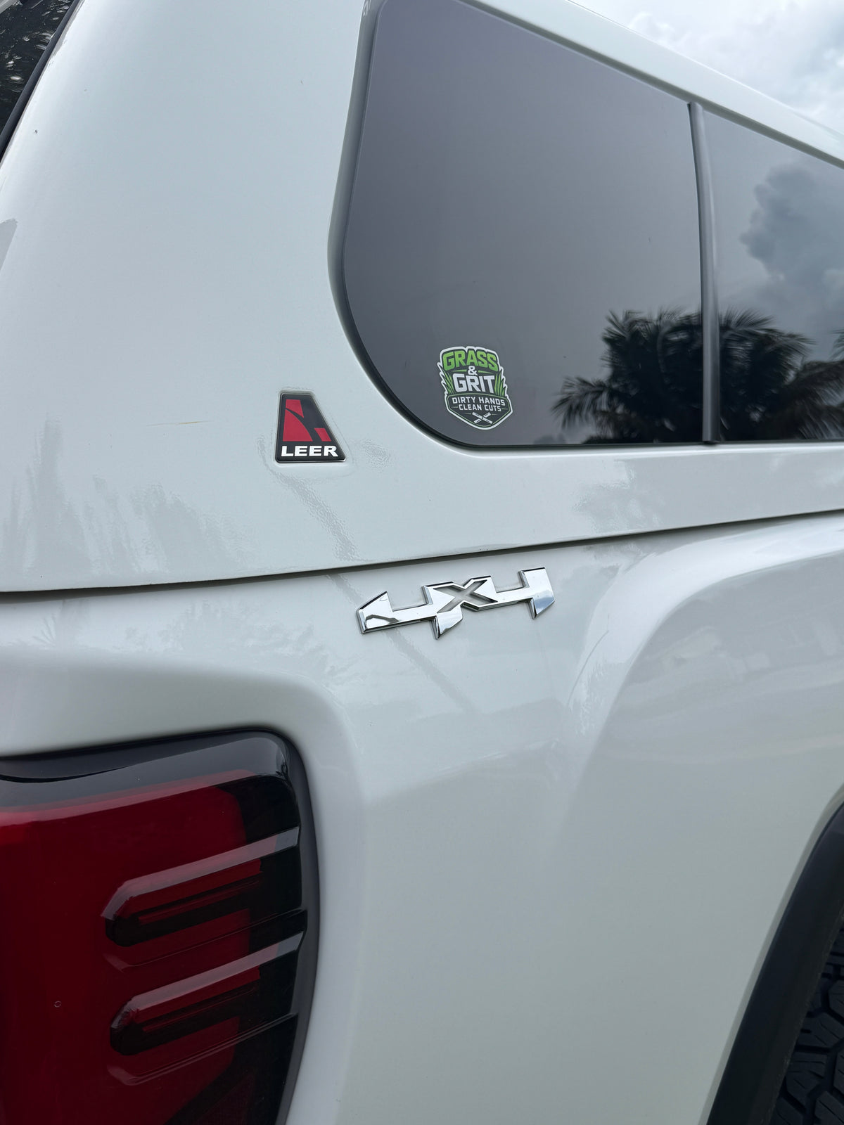 Grass & Grit Dirty Hands Clean Cuts Sticker